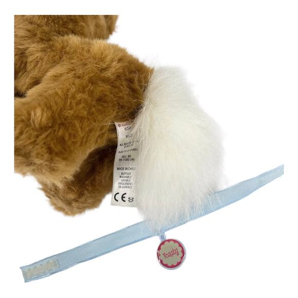 American Girl Brand TOASTY PUPPY DOG Collie Pet Plush Toy &  Name Collar NWOT - Picture 5 of 8